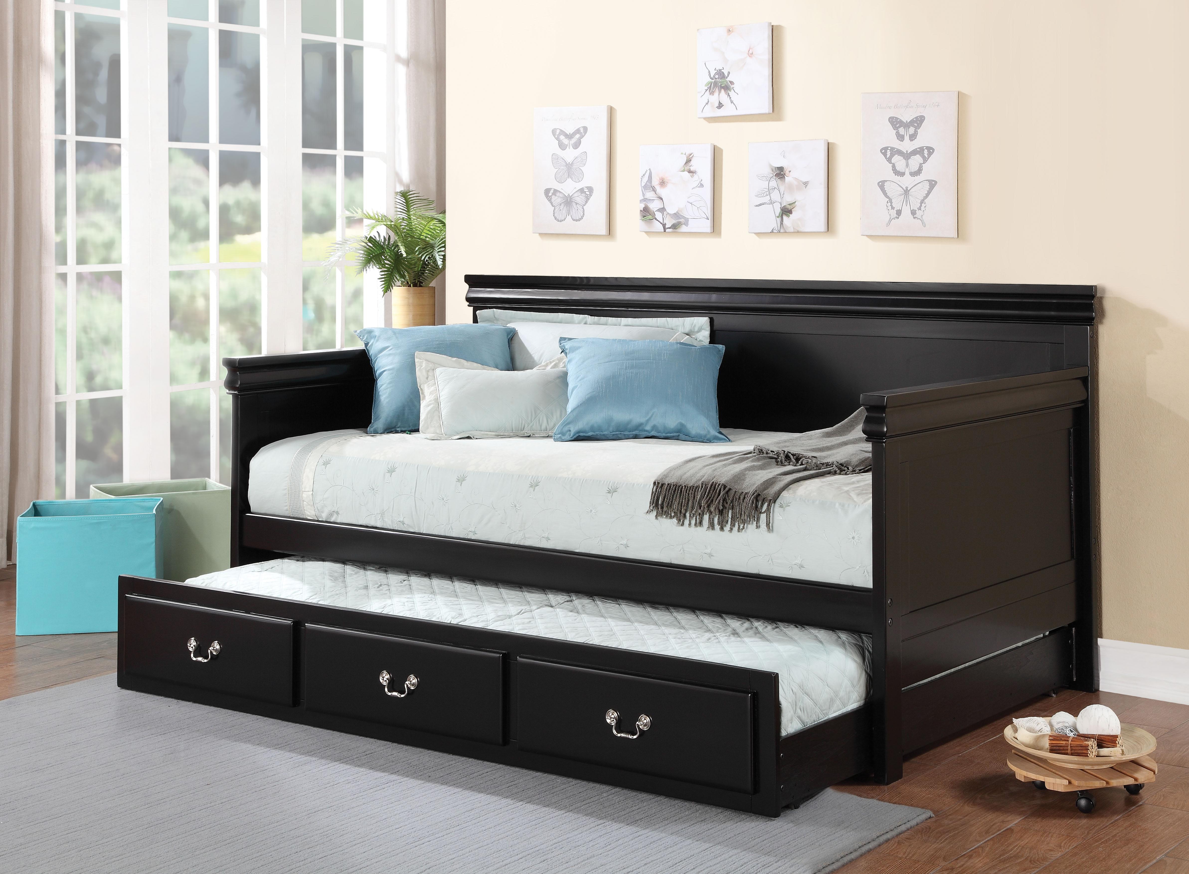 Bailee Black Daybed (Twin Size) - Joseph's Furniture (East Orange, NJ)