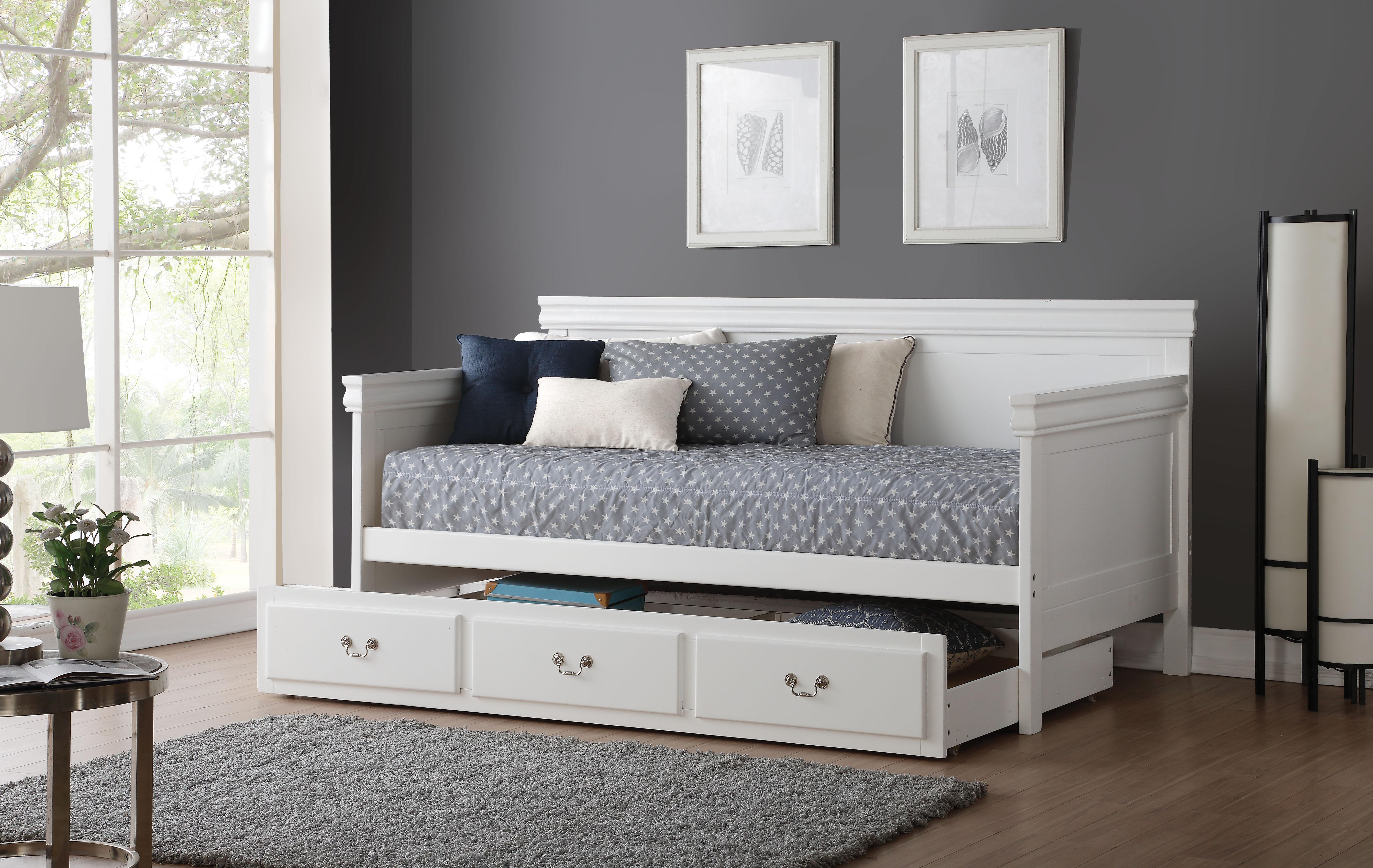 Bailee White Daybed (Twin Size) - Joseph's Furniture (East Orange, NJ)