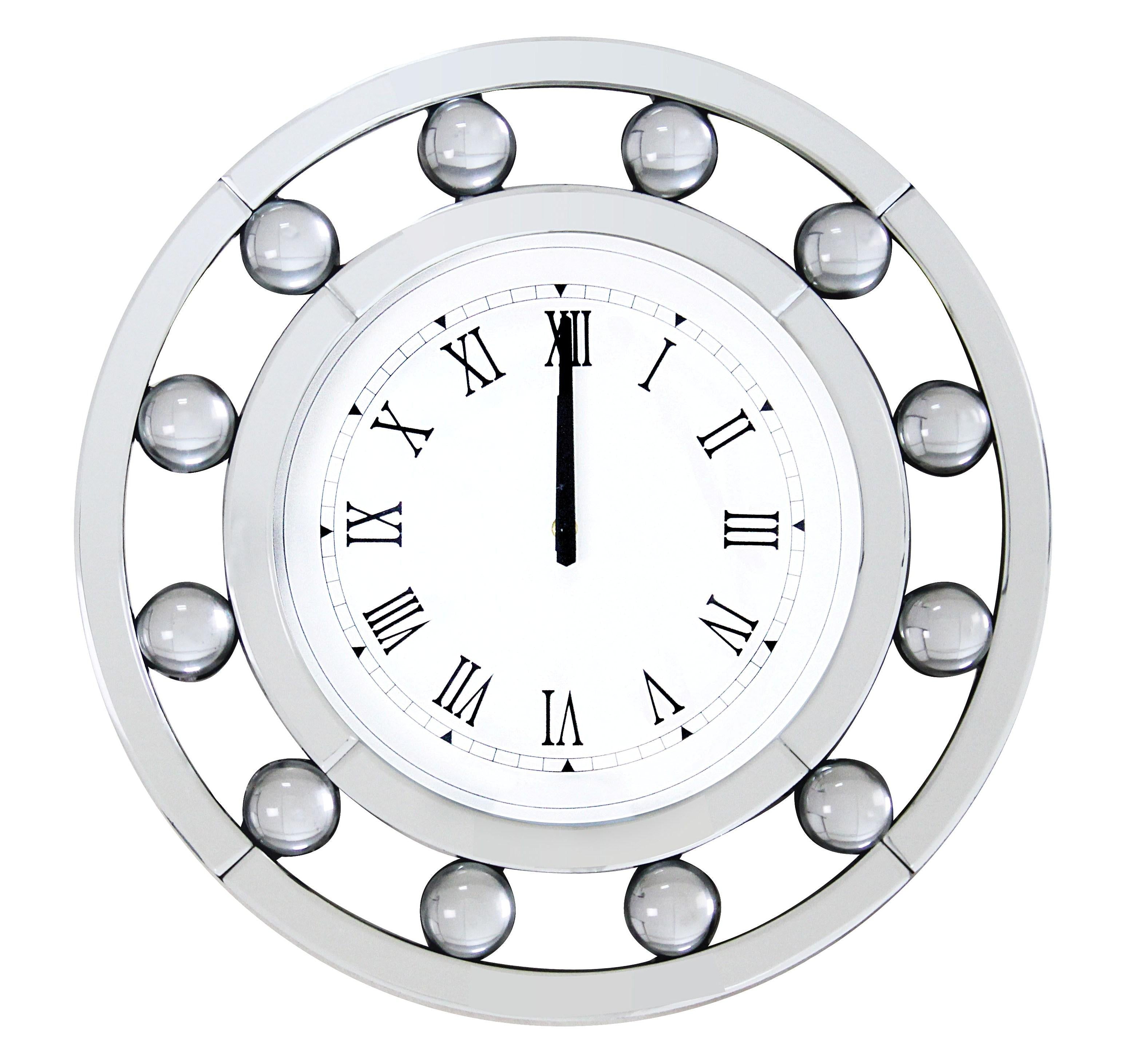 Boffa Mirrored Wall Clock - Joseph's Furniture (East Orange, NJ)