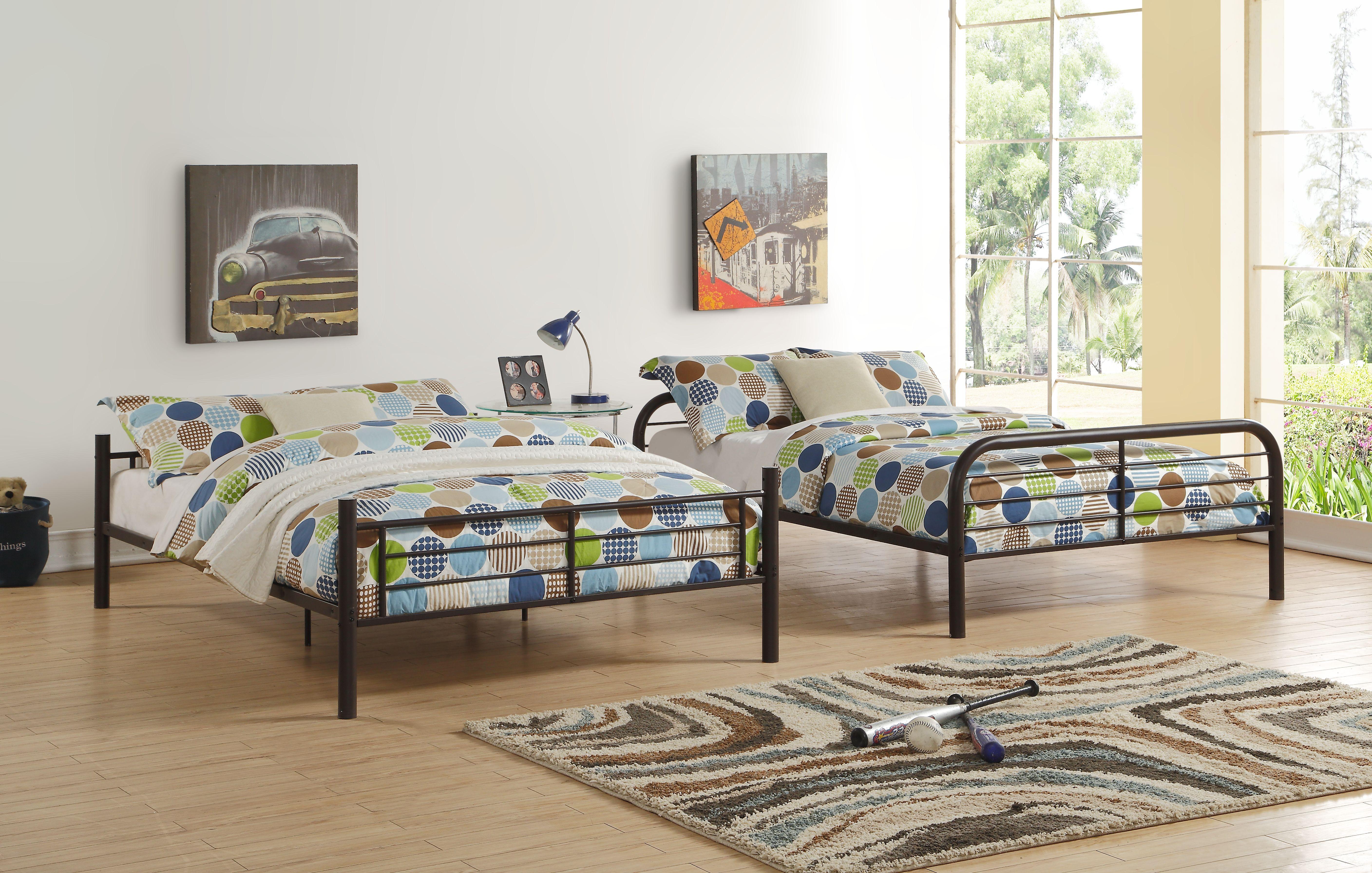 Bristol Dark Brown Bunk Bed (Full/Full) - Joseph's Furniture (East Orange, NJ)