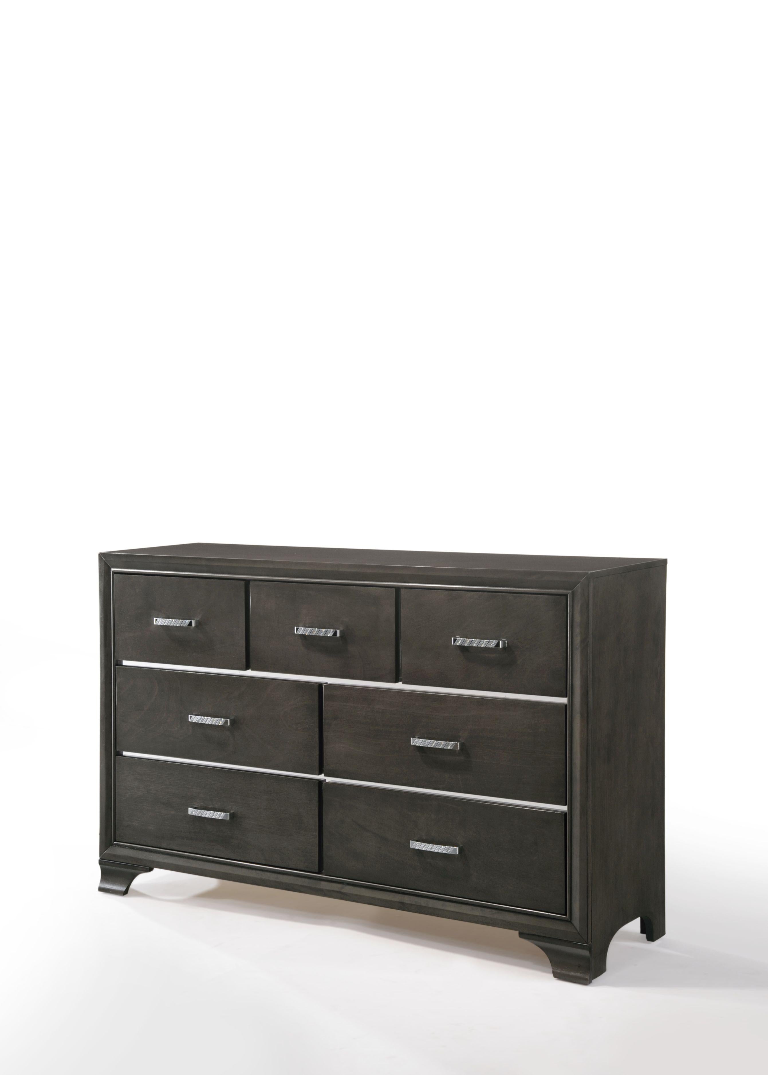 Carine II Gray Dresser - Joseph's Furniture (East Orange, NJ)