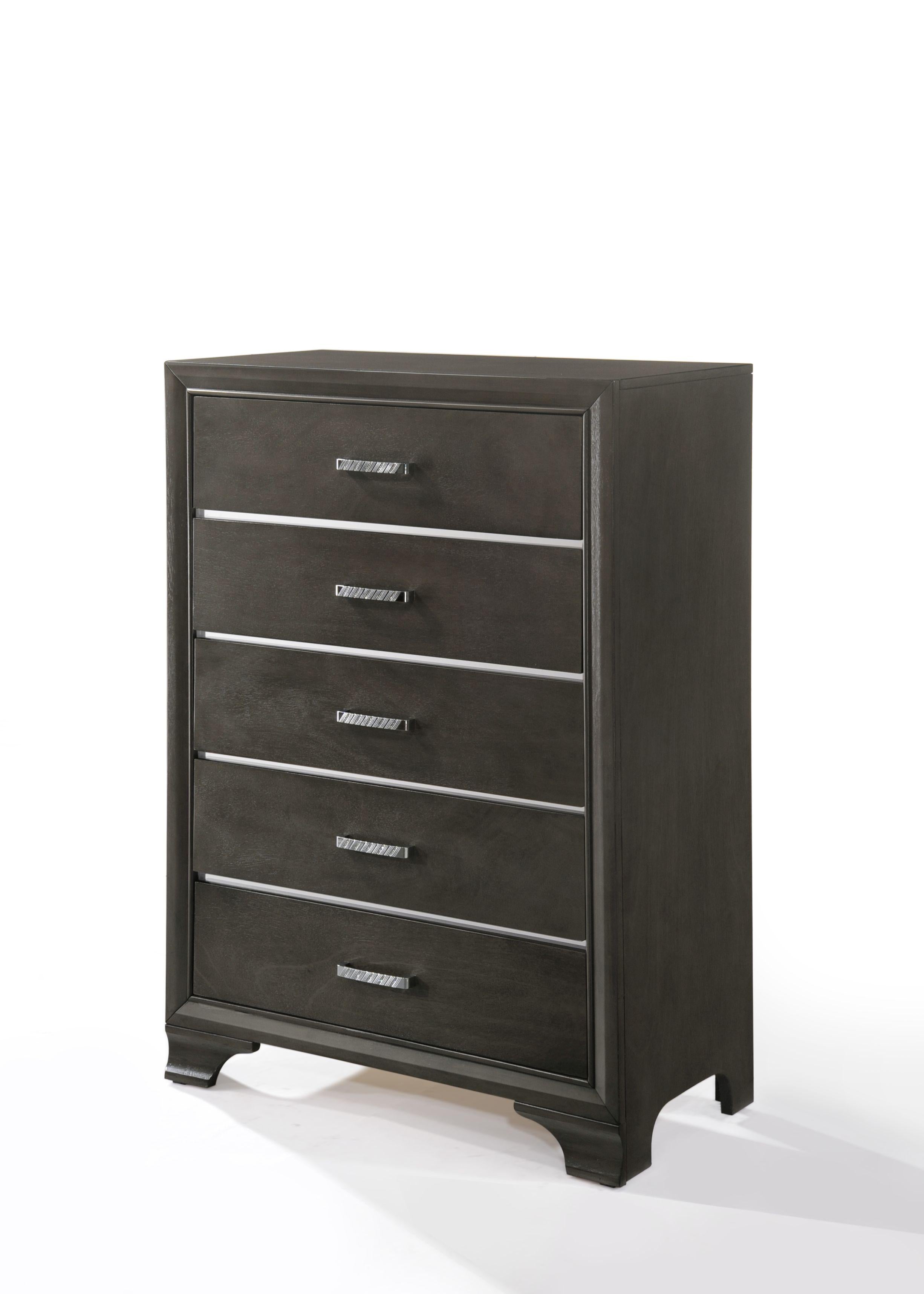 Carine II Gray Chest - Joseph's Furniture (East Orange, NJ)