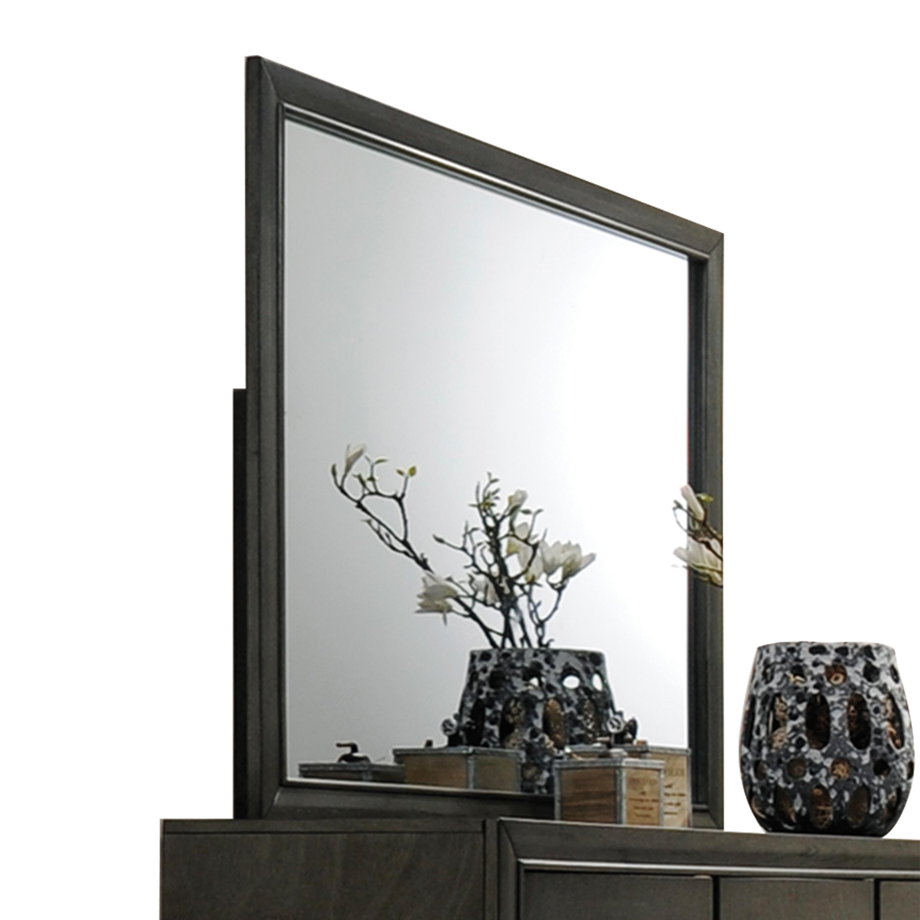 Carine II Gray Mirror - Joseph's Furniture (East Orange, NJ)