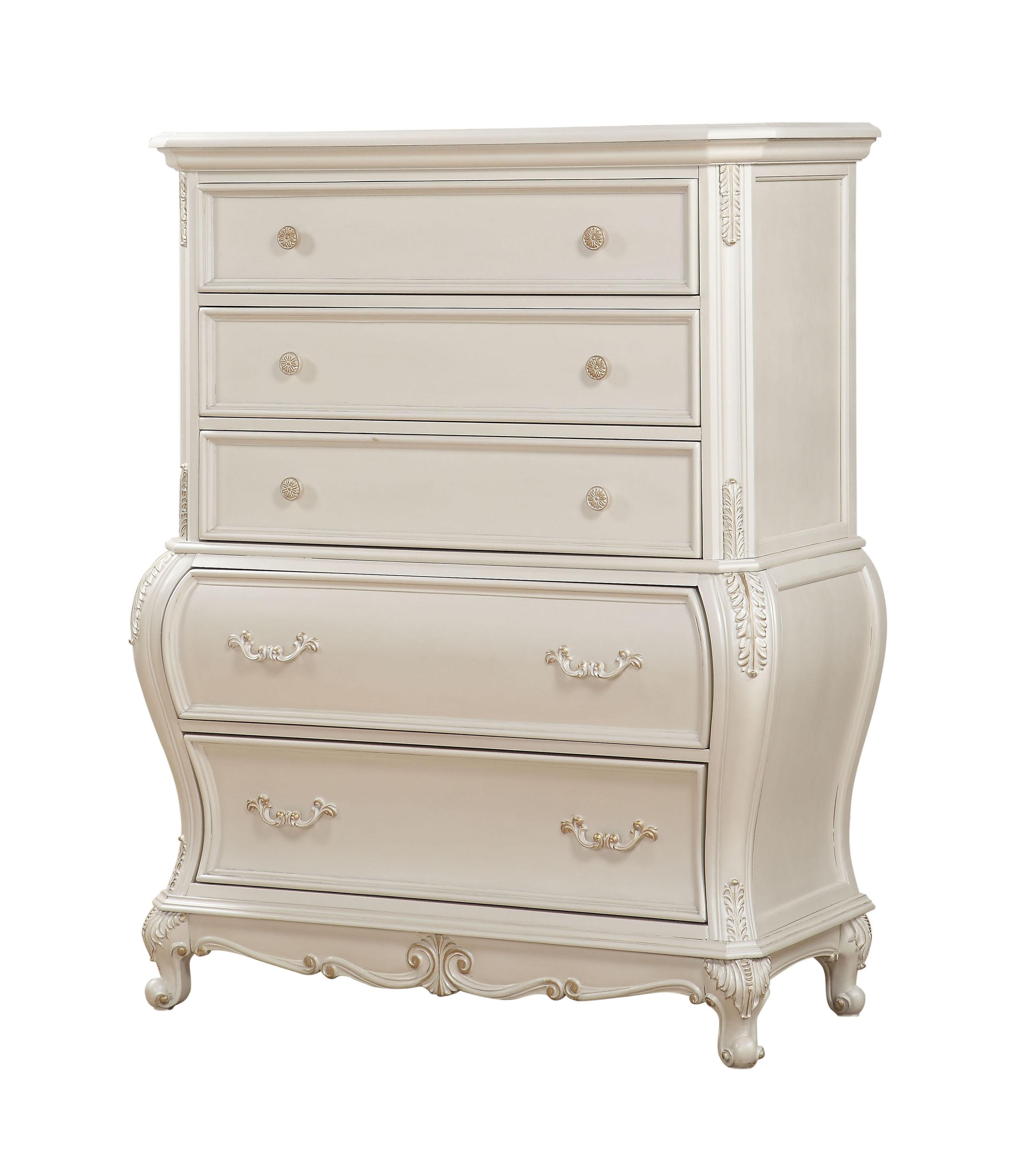 Chantelle Pearl White Chest - Joseph's Furniture (East Orange, NJ)