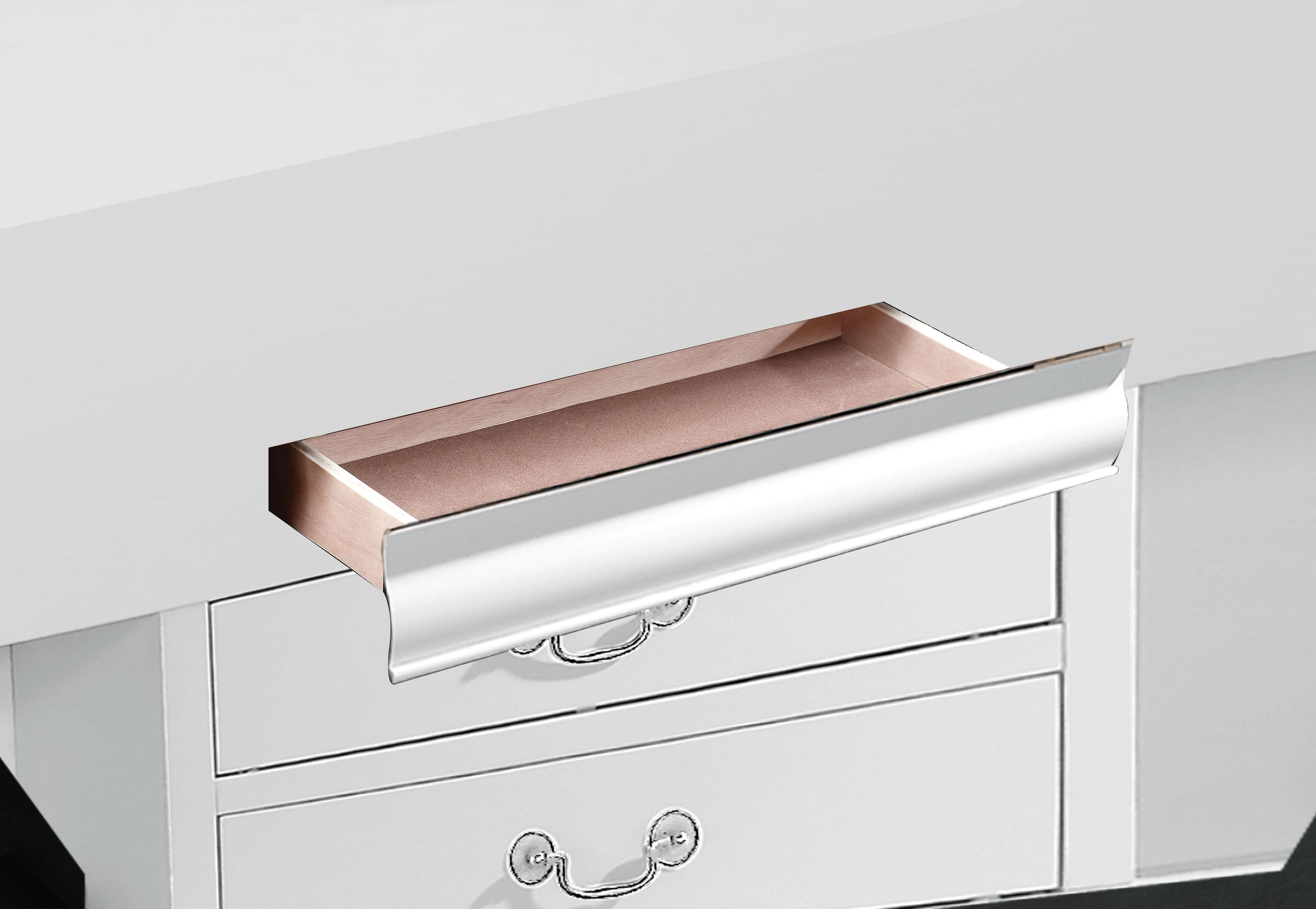 Louis Philippe III White Queen Bed - Joseph's Furniture (East Orange, NJ)