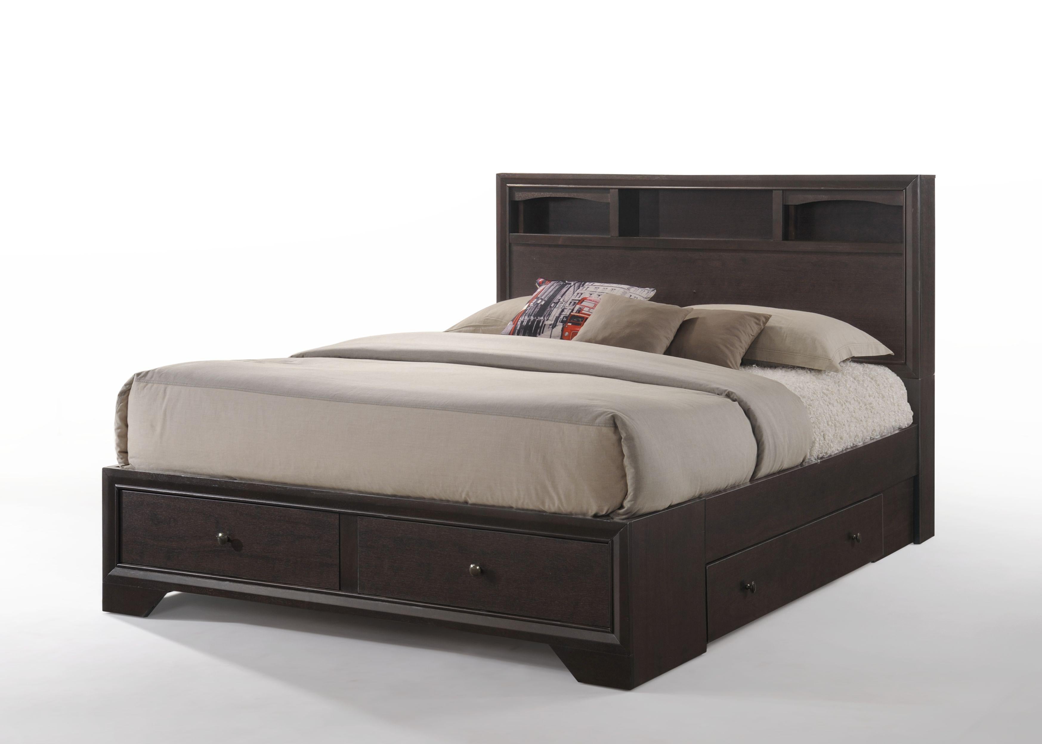 Madison II Espresso Queen Bed - Joseph's Furniture (East Orange, NJ)