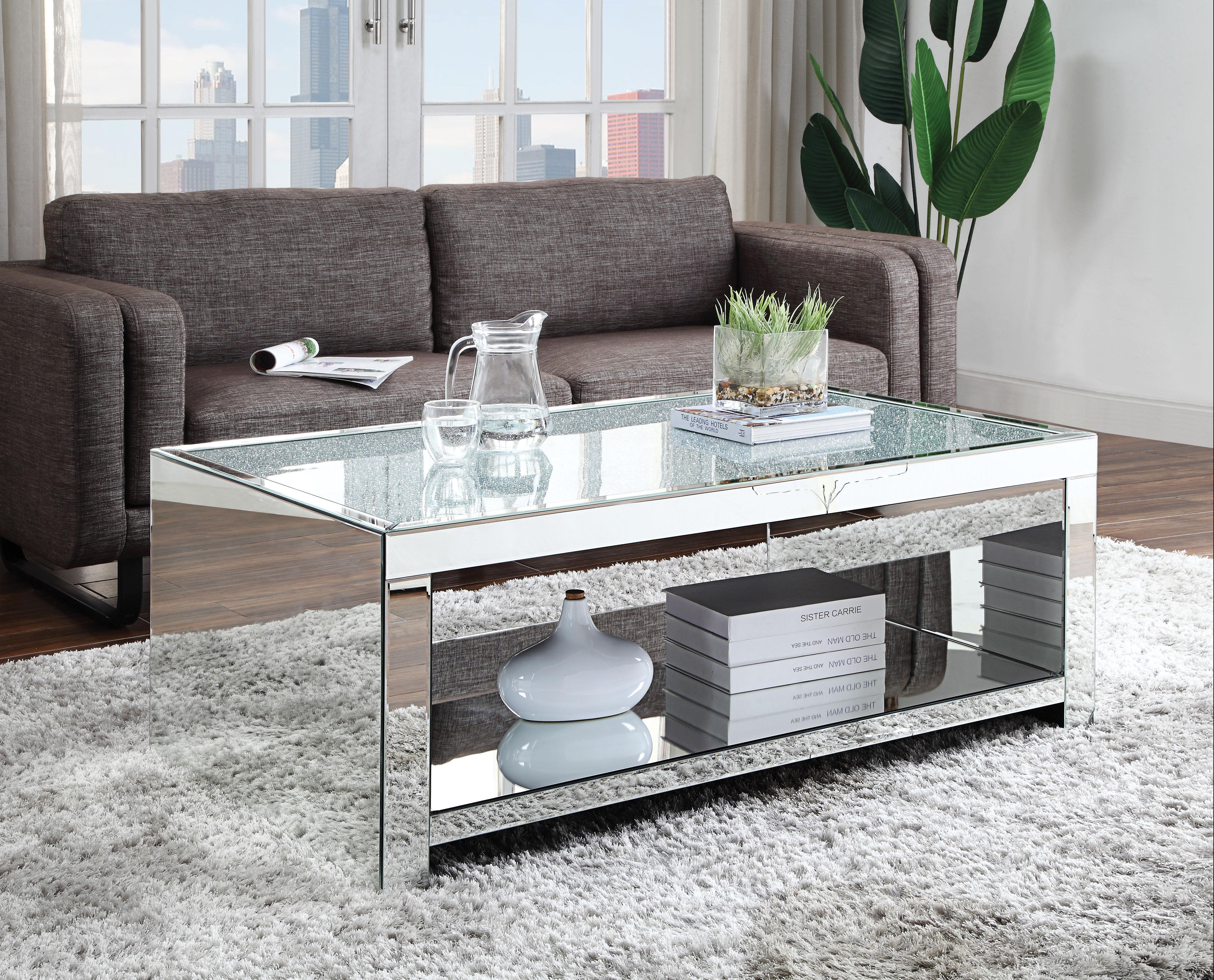 Malish Mirrored Coffee Table - Joseph's Furniture (East Orange, NJ)