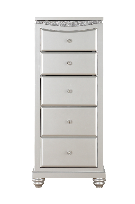 Maverick Platinum Lingerie Chest - Joseph's Furniture (East Orange, NJ)