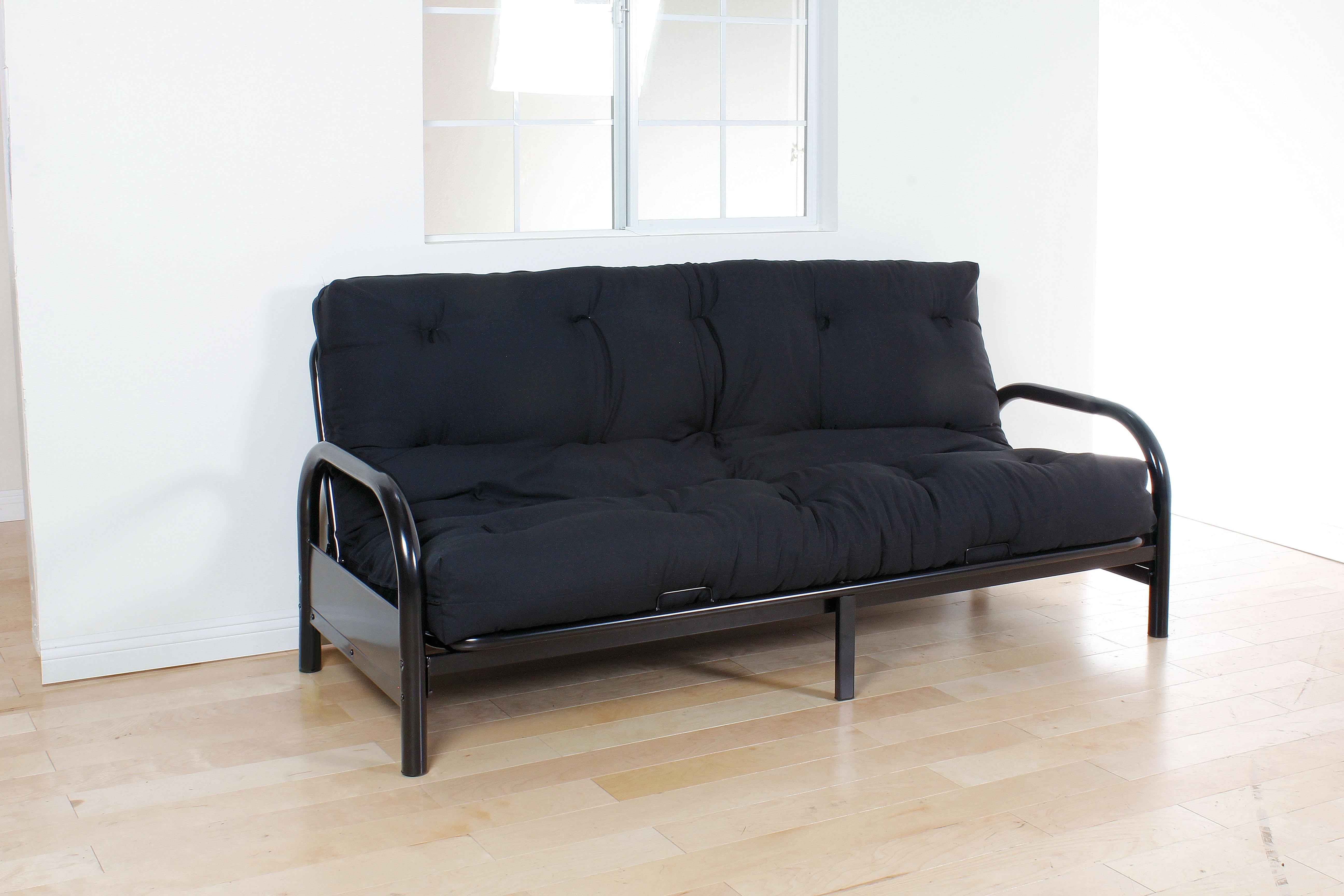 Nabila Black Full Futon Mattress, 6"H - Joseph's Furniture (East Orange, NJ)