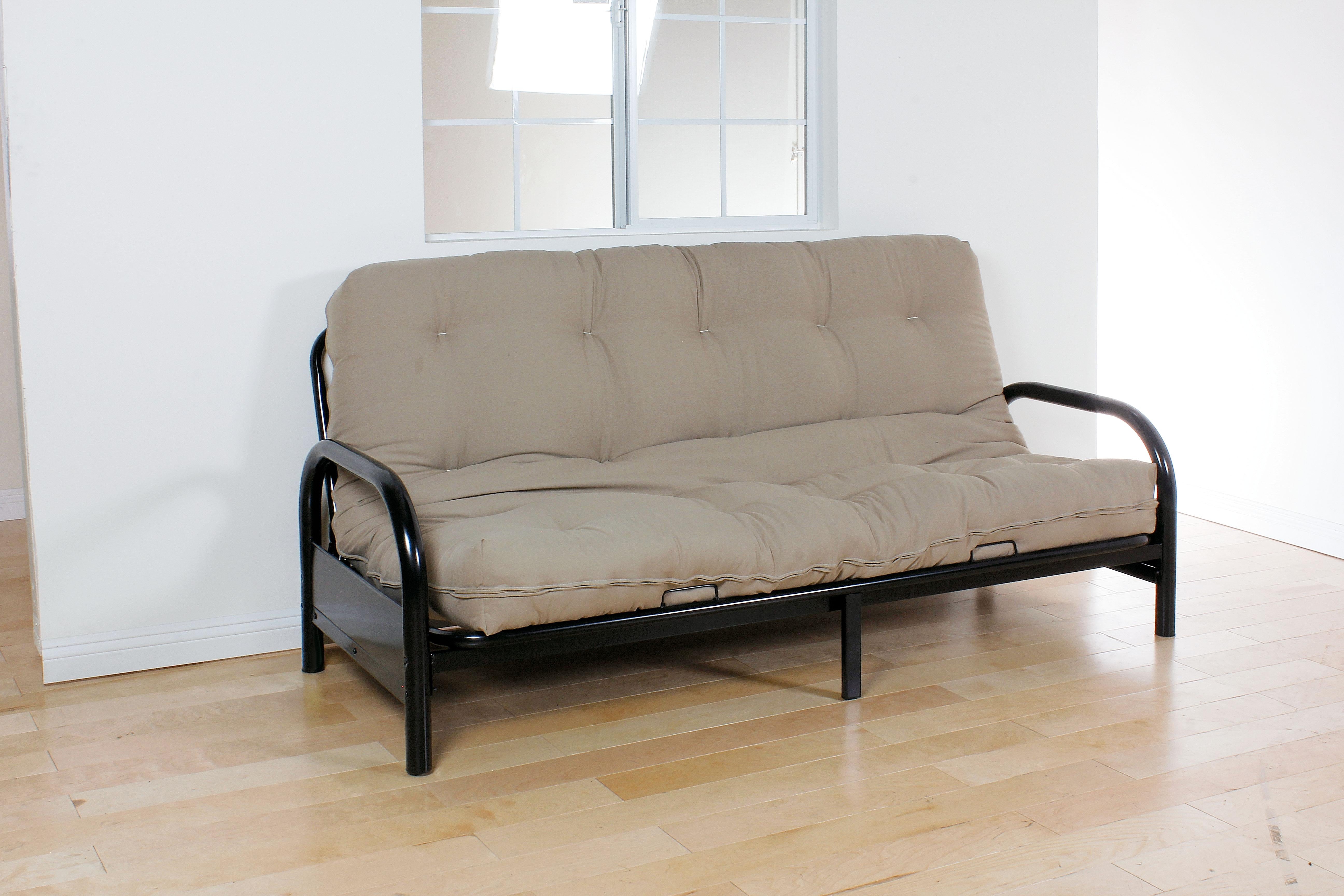 Nabila Black Full Futon Mattress, 8"H - Joseph's Furniture (East Orange, NJ)