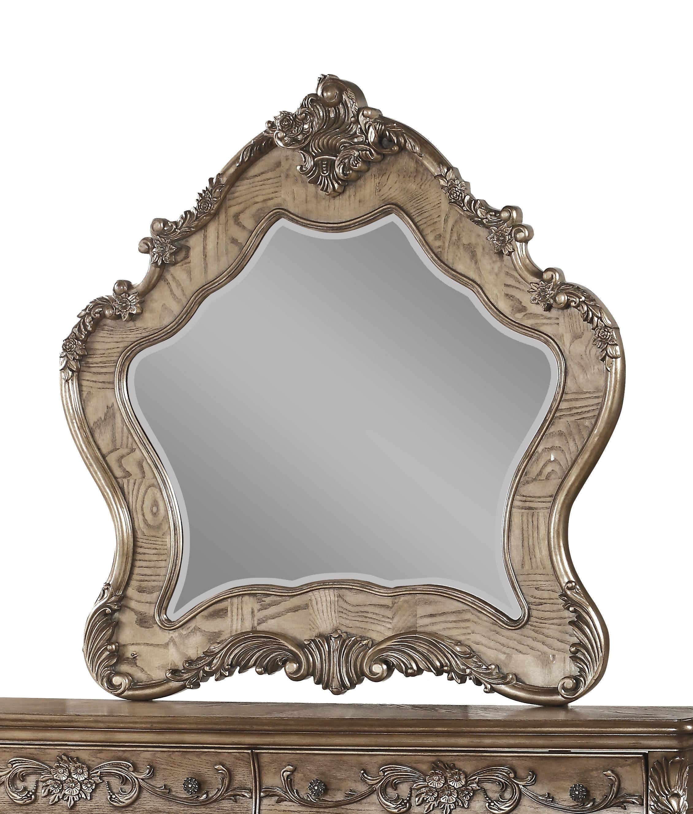 Ragenardus Vintage Oak Mirror - Joseph's Furniture (East Orange, NJ)