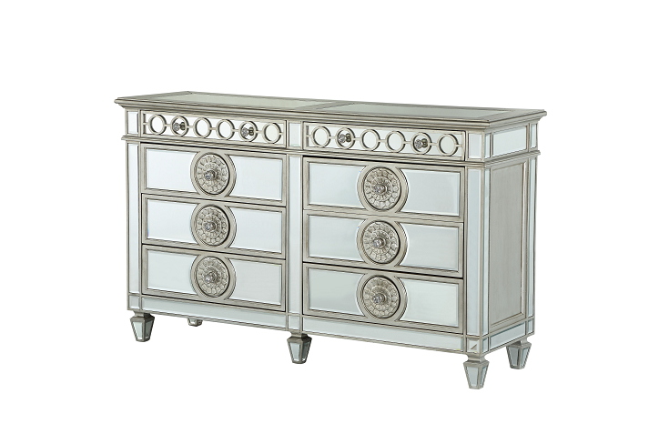 Varian Mirrored Dresser - Joseph's Furniture (East Orange, NJ)