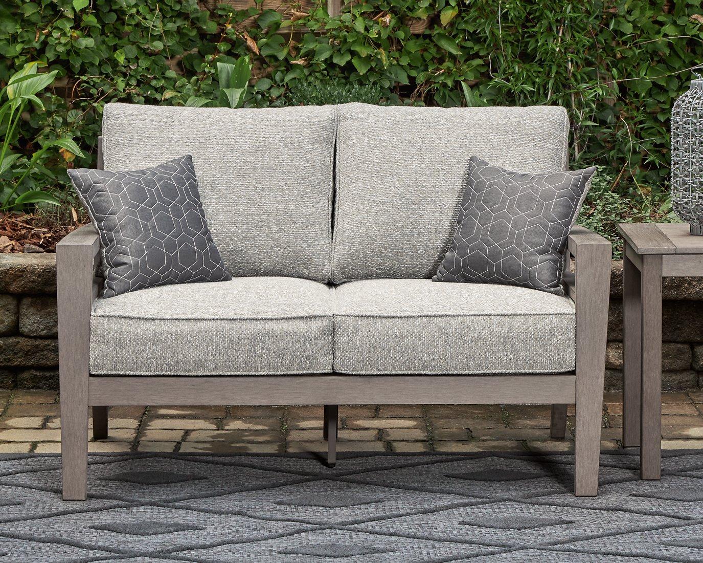 Hillside Barn Outdoor Loveseat with Cushion - Joseph's Furniture (East Orange, NJ)