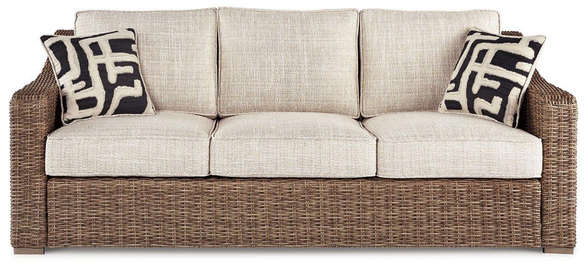 Beachcroft Outdoor Sofa with Cushion - Joseph's Furniture (East Orange, NJ)
