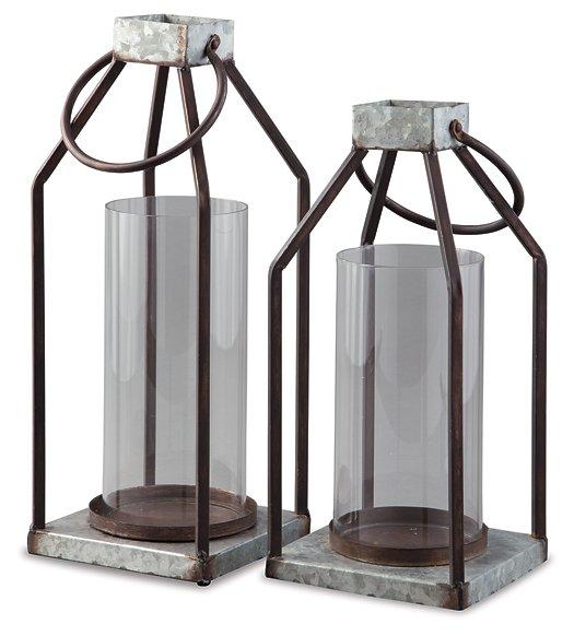Diedrick Lantern (Set of 2) - Joseph's Furniture (East Orange, NJ)