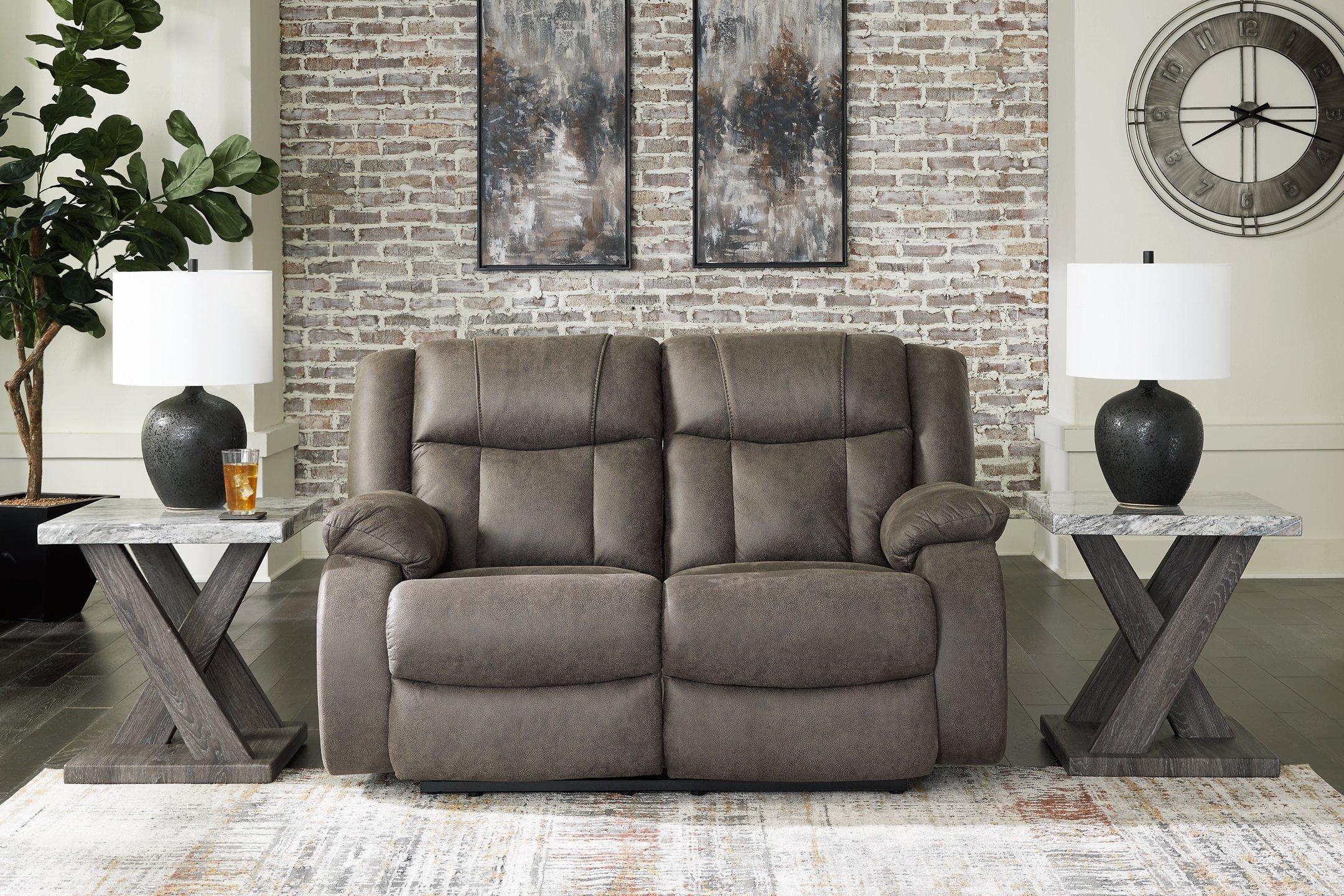 First Base Reclining Loveseat - Joseph's Furniture (East Orange, NJ)