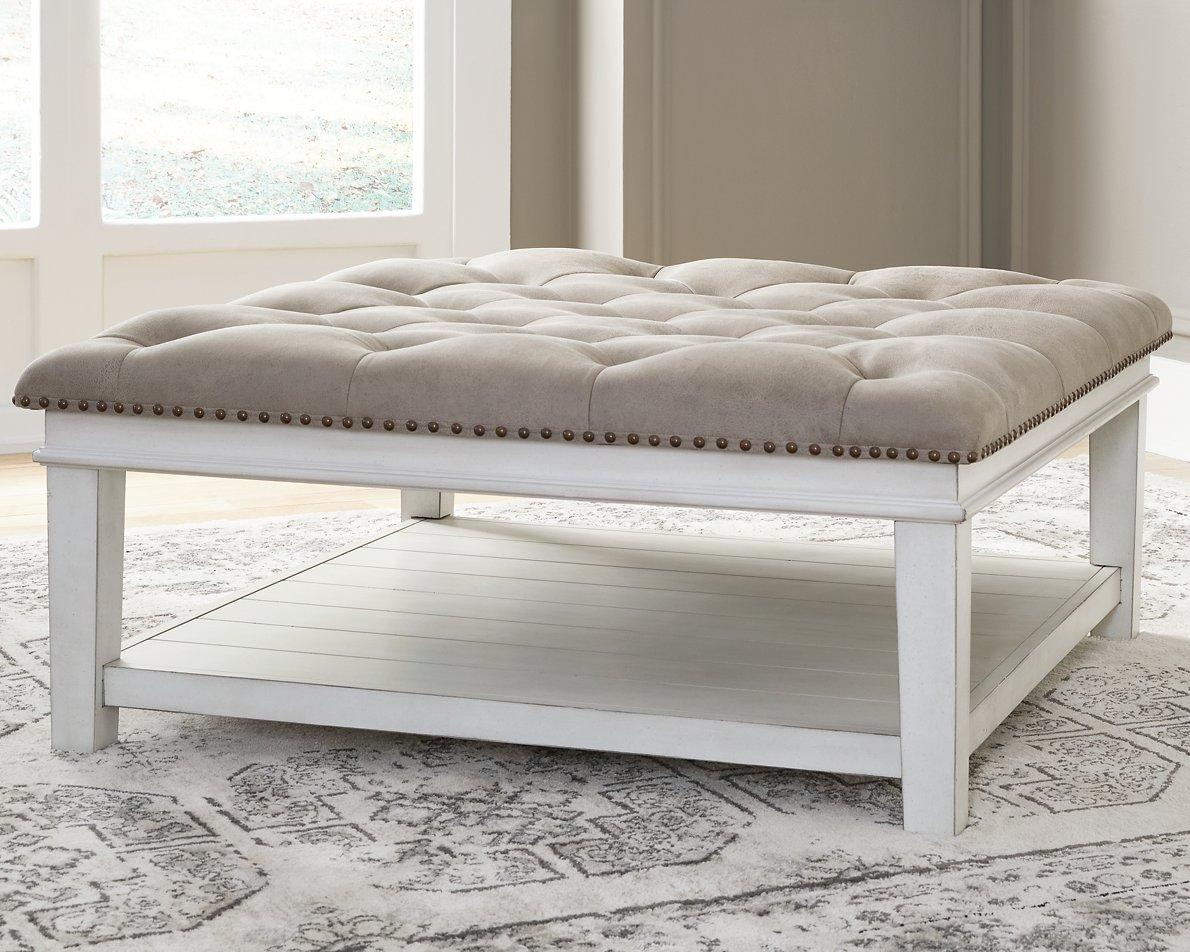 Kanwyn Upholstered Ottoman Coffee Table - Joseph's Furniture (East Orange, NJ)