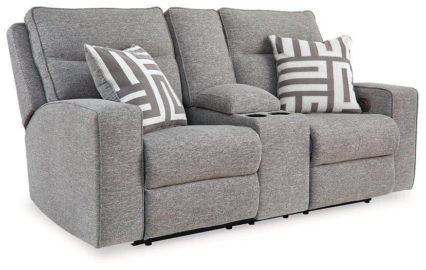 Biscoe Power Reclining Loveseat - Joseph's Furniture (East Orange, NJ)