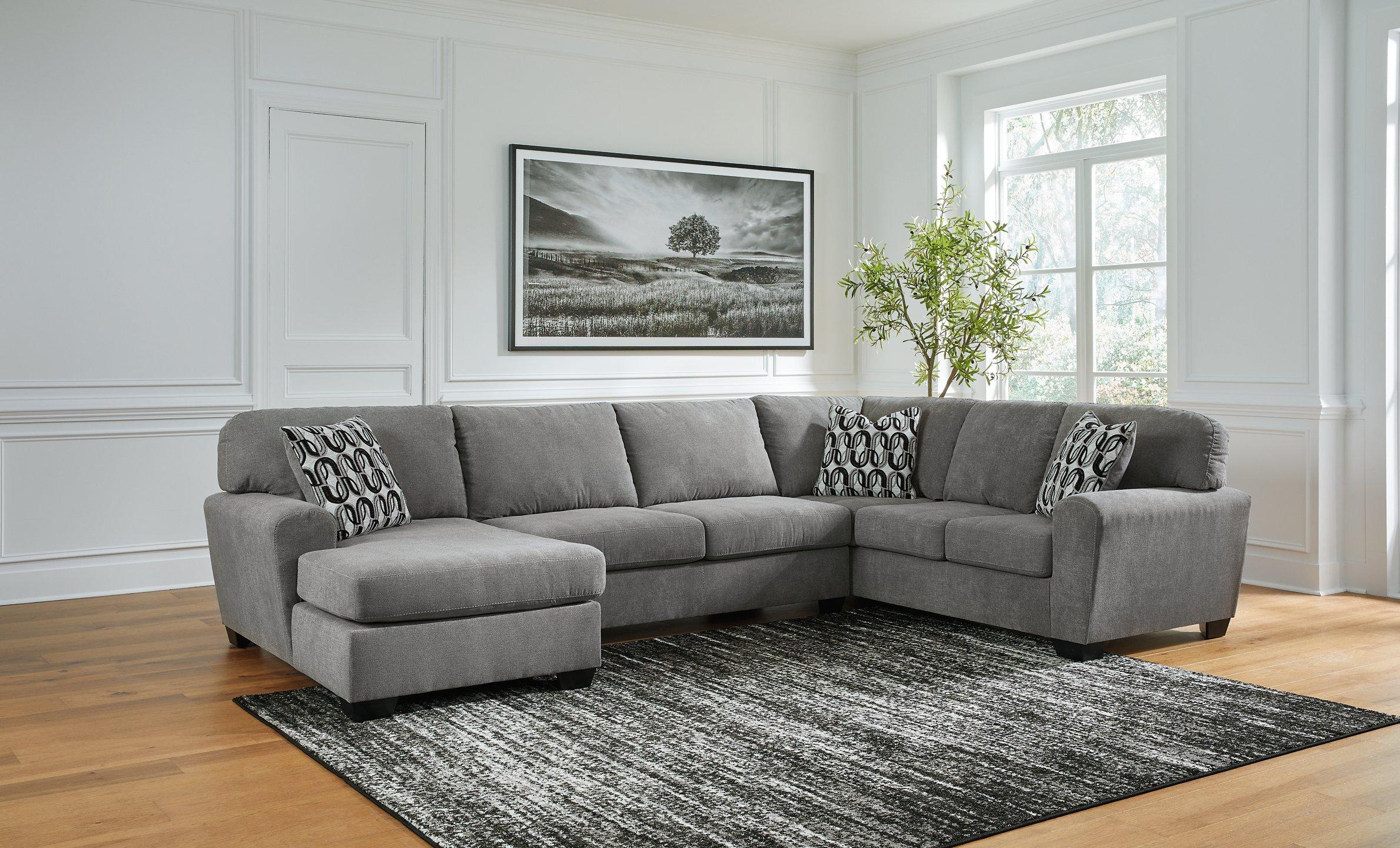Birkdale Court Sectional with Chaise - Joseph's Furniture (East Orange, NJ)