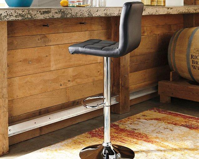 Bellatier Adjustable Height Bar Stool - Joseph's Furniture (East Orange, NJ)