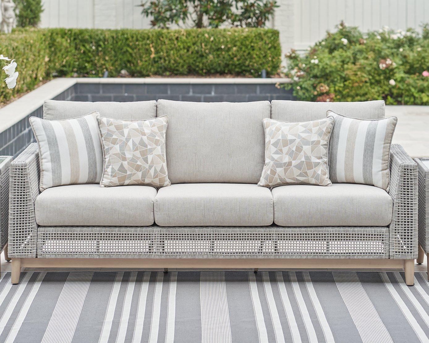 Seton Creek Outdoor Upholstery Set - Joseph's Furniture (East Orange, NJ)