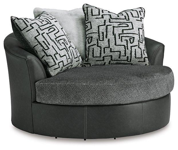 Brixley Pier Oversized Swivel Accent Chair - Joseph's Furniture (East Orange, NJ)