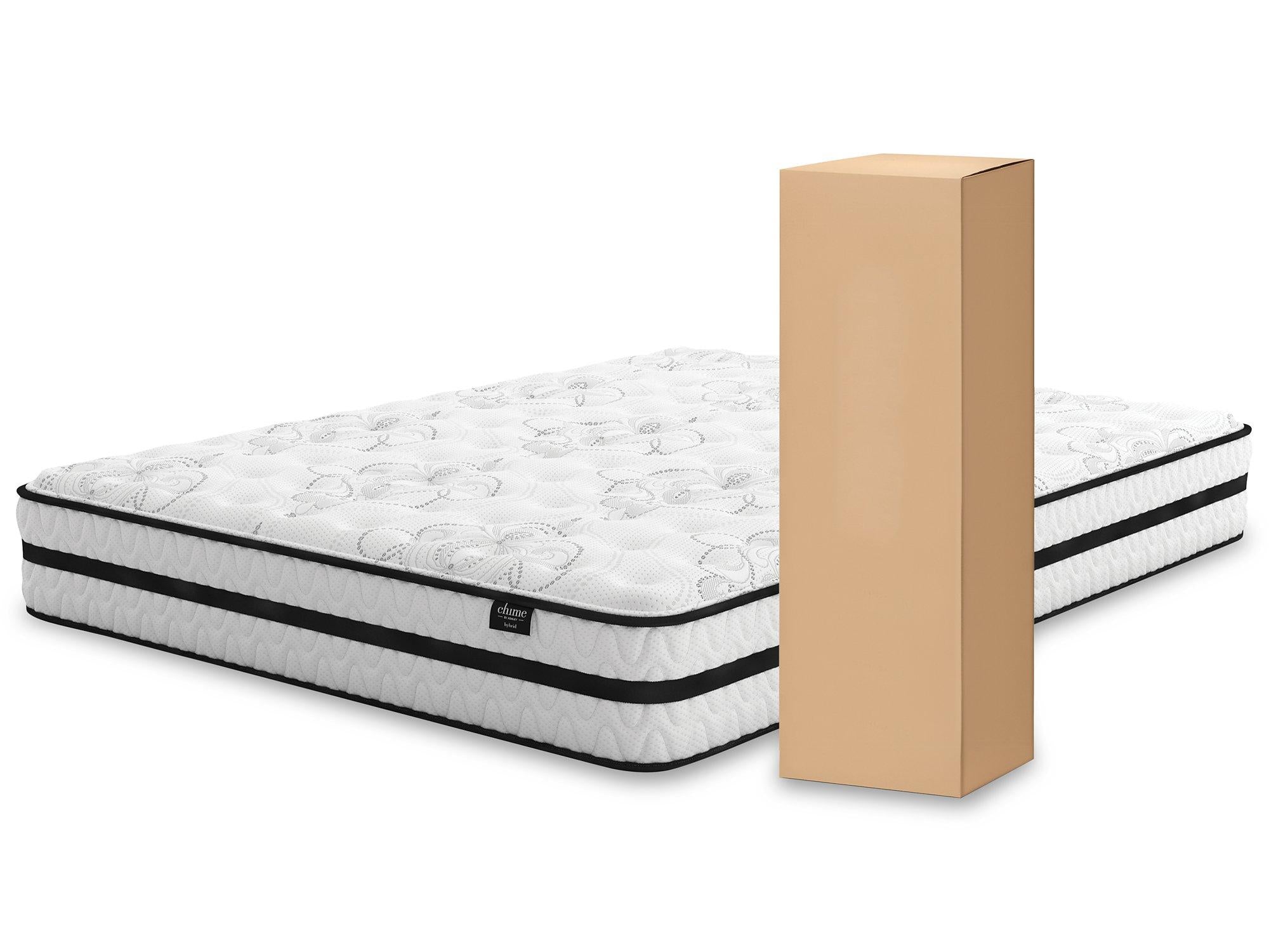 Chime 10 Inch Hybrid Mattress Package - Joseph's Furniture (East Orange, NJ)