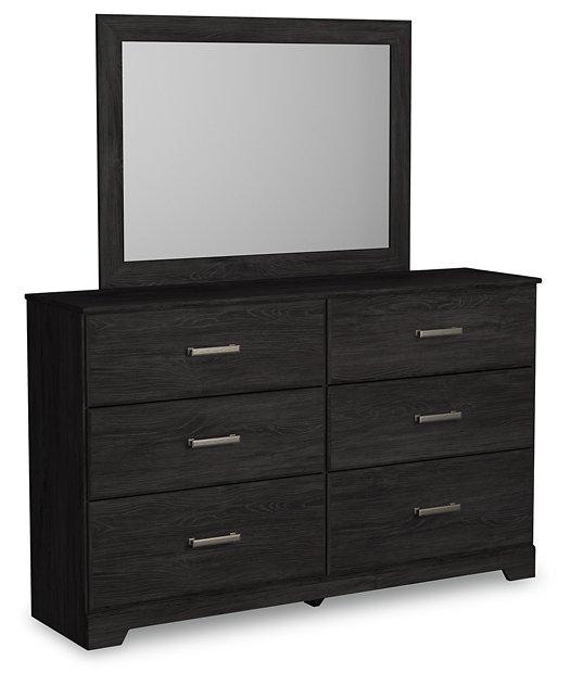 Belachime Dresser and Mirror - Joseph's Furniture (East Orange, NJ)