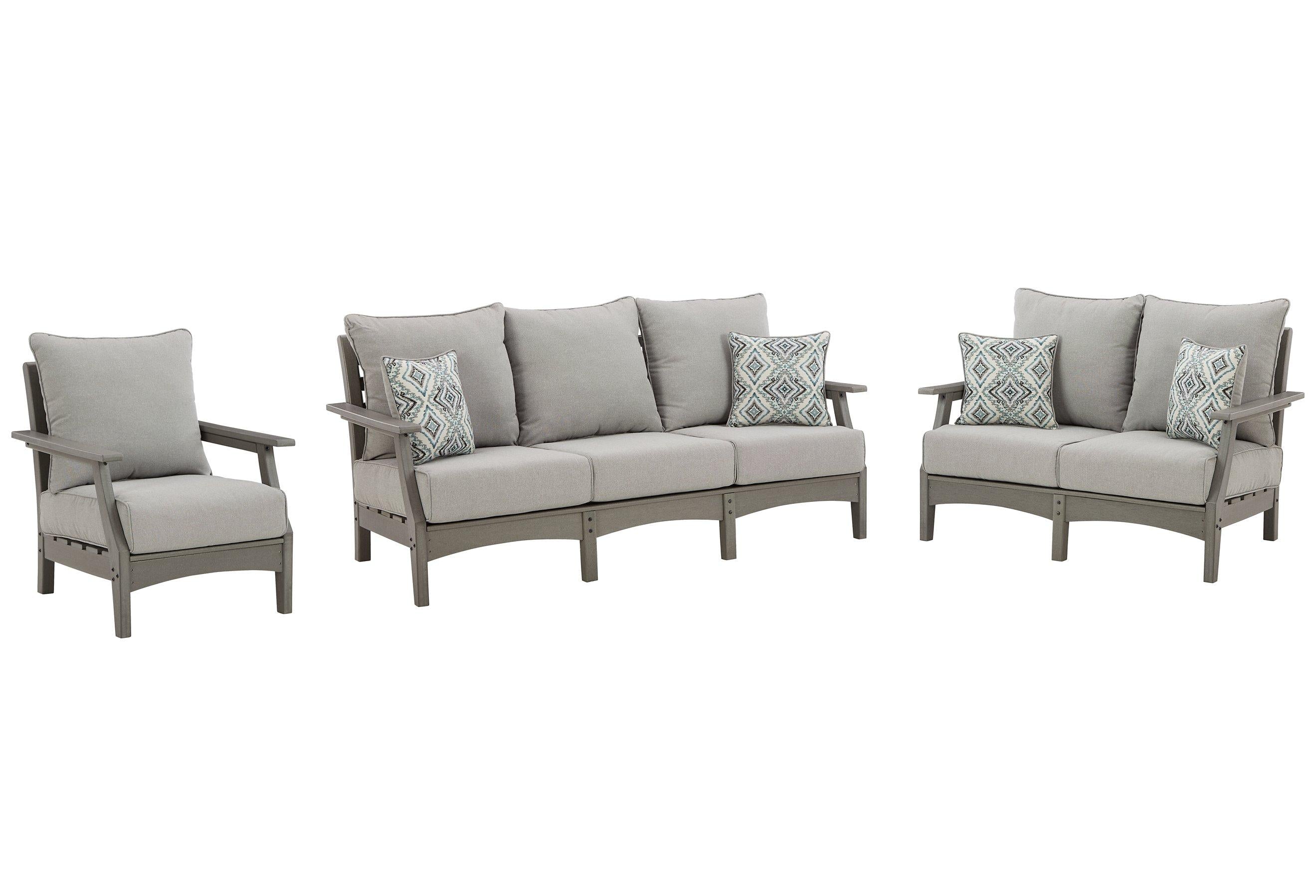 Visola Outdoor Seating Set - Joseph's Furniture (East Orange, NJ)