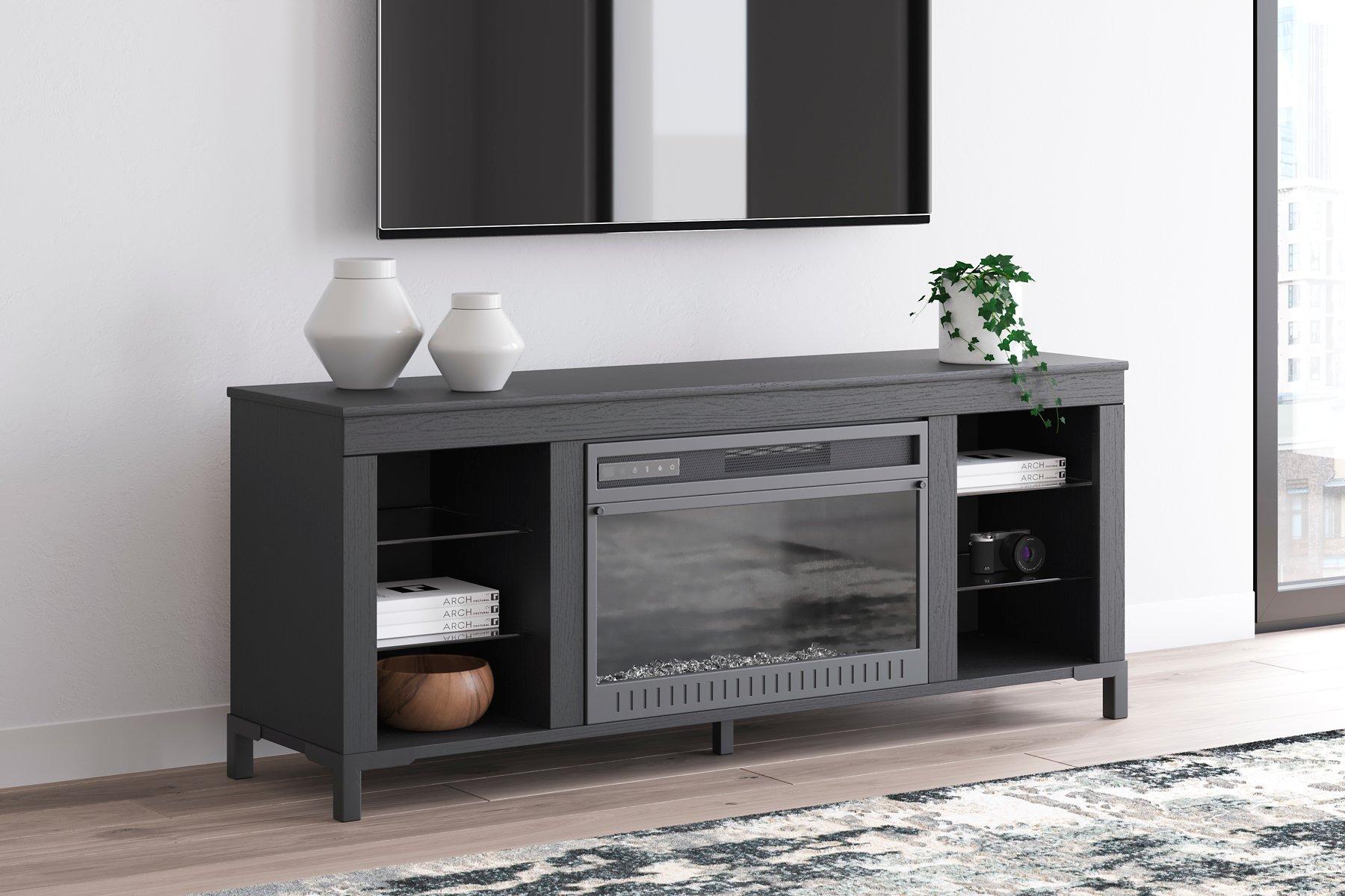 Cayberry 60" TV Stand with Electric Fireplace - Joseph's Furniture (East Orange, NJ)