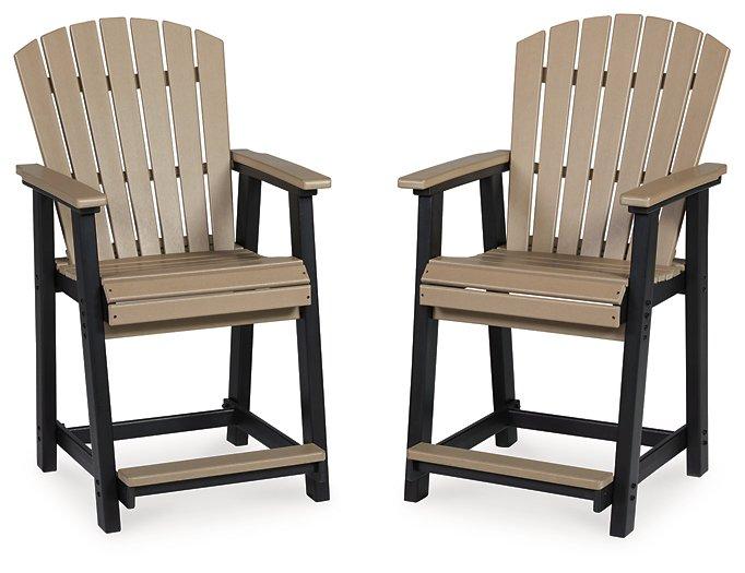 Fairen Trail Outdoor Counter Height Bar Stool (Set of 2) - Joseph's Furniture (East Orange, NJ)