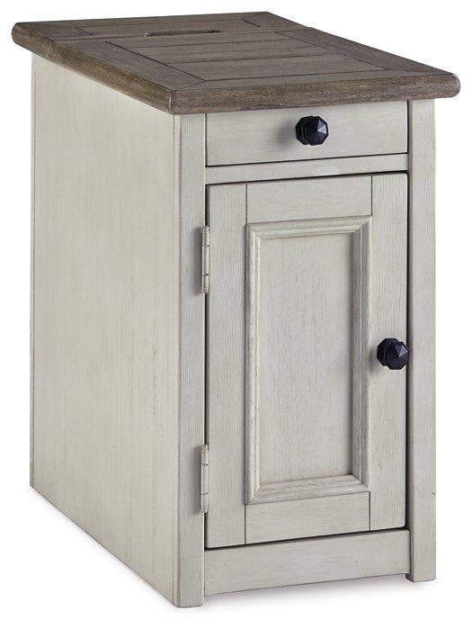 Bolanburg Chairside End Table with USB Ports & Outlets - Joseph's Furniture (East Orange, NJ)