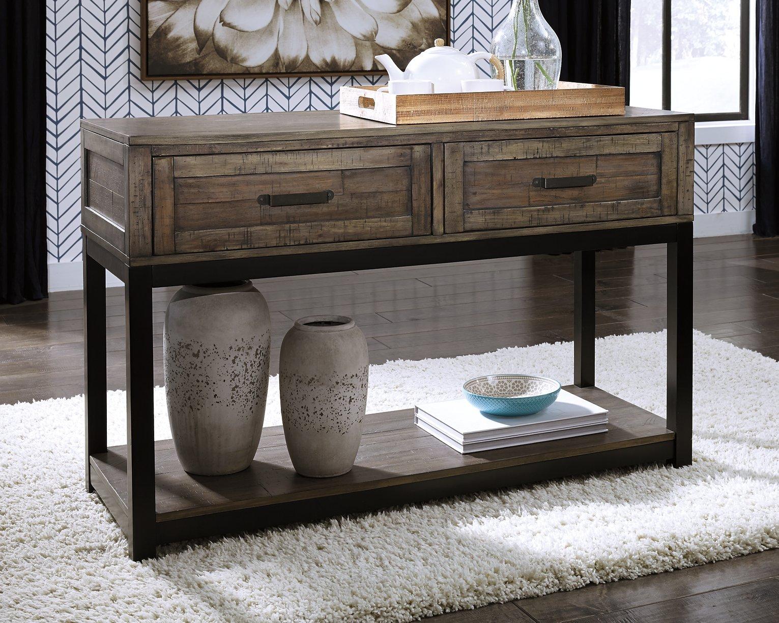 Johurst Sofa/Console Table - Joseph's Furniture (East Orange, NJ)