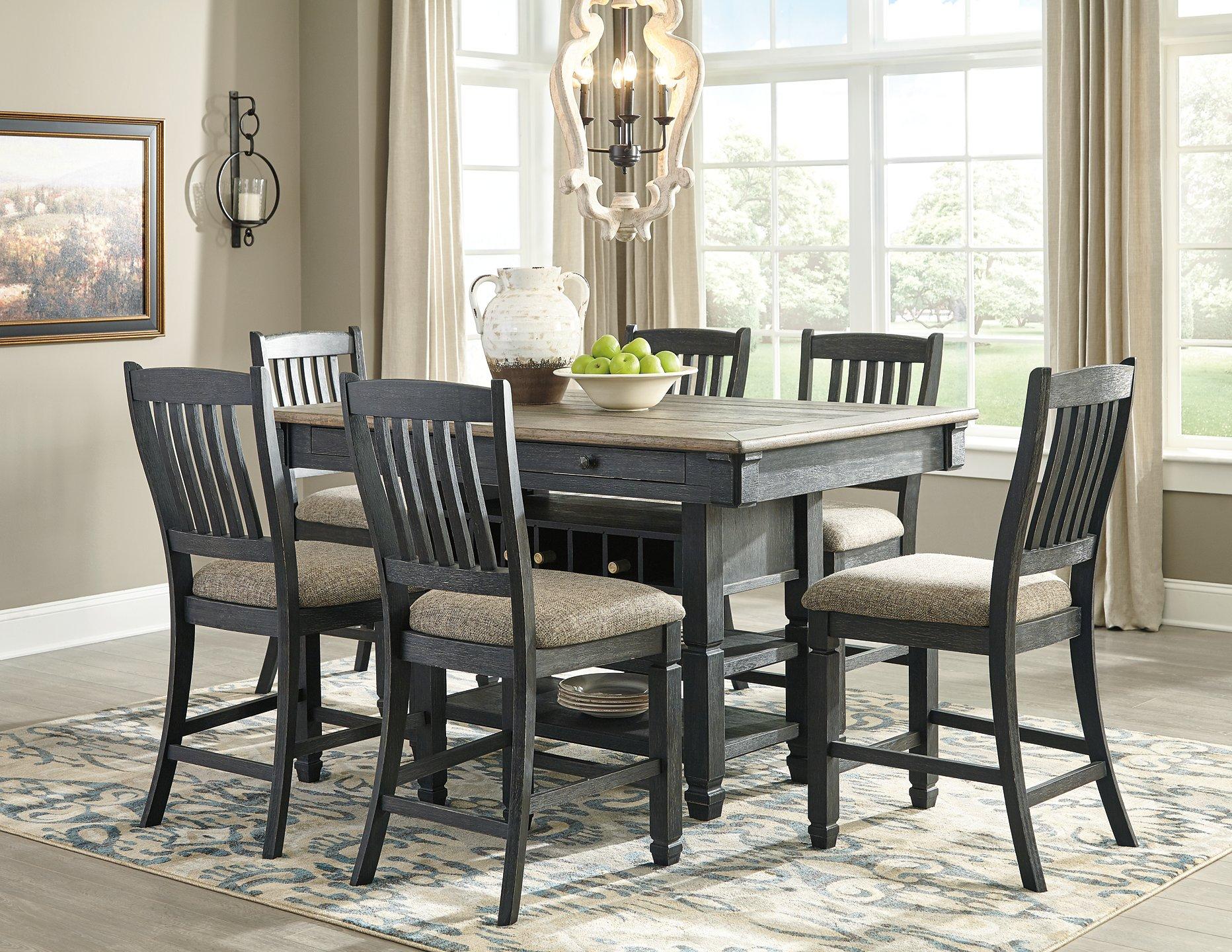 Tyler Creek Counter Height Dining Set - Joseph's Furniture (East Orange, NJ)