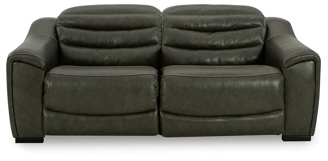 Center Line Power Reclining Sectional Loveseat - Joseph's Furniture (East Orange, NJ)