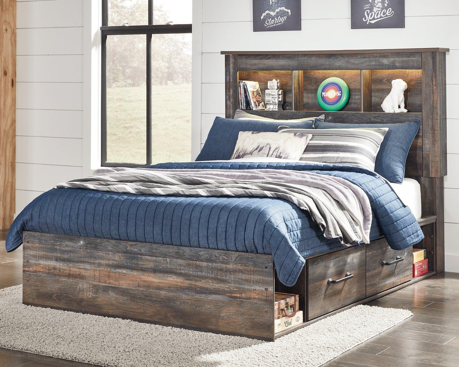 Drystan Youth Bed with 2 Storage Drawers - Joseph's Furniture (East Orange, NJ)