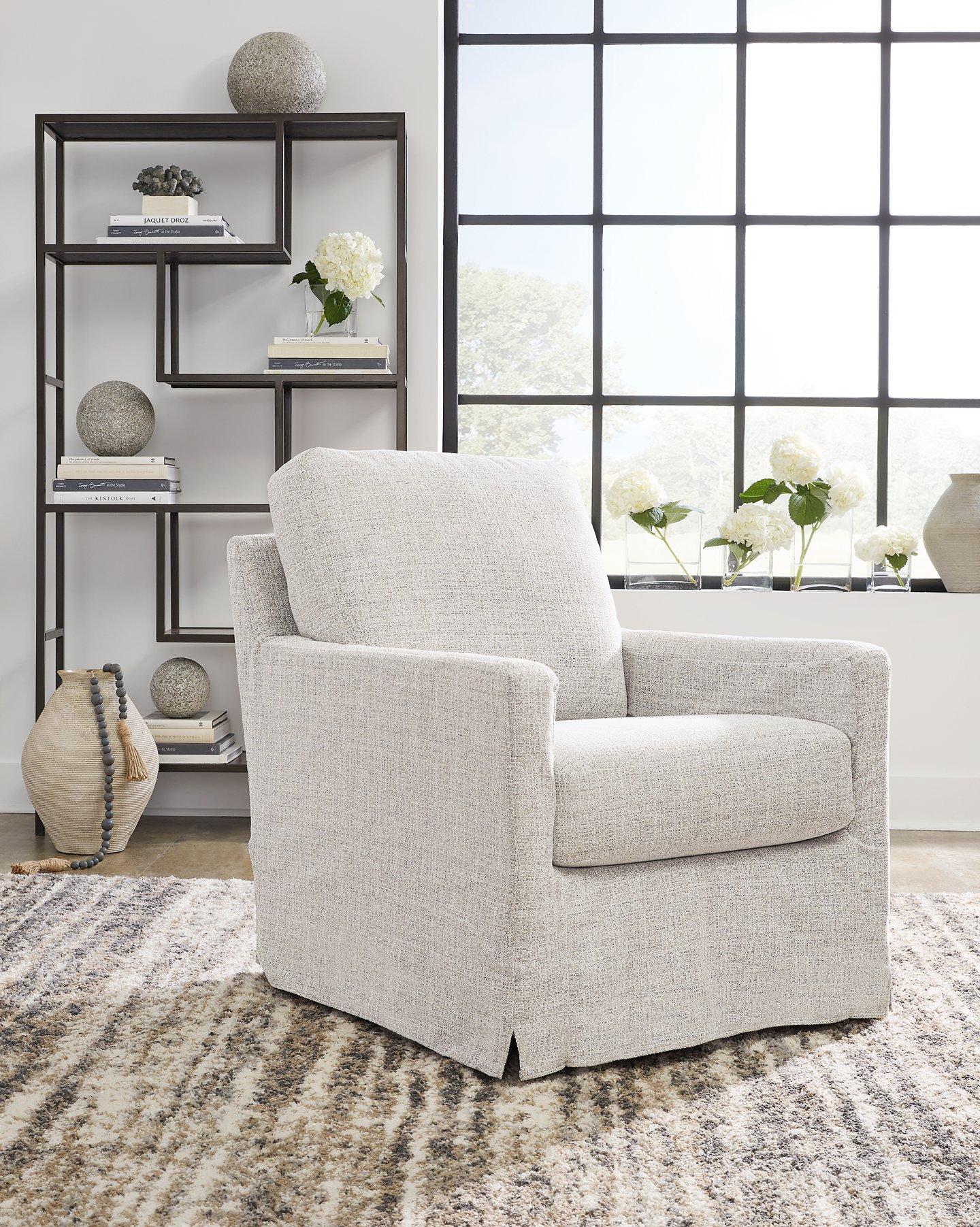 Nenana Next-Gen Nuvella Swivel Glider Accent Chair - Joseph's Furniture (East Orange, NJ)
