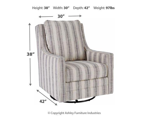 Kambria Swivel Glider Accent Chair - Joseph's Furniture (East Orange, NJ)