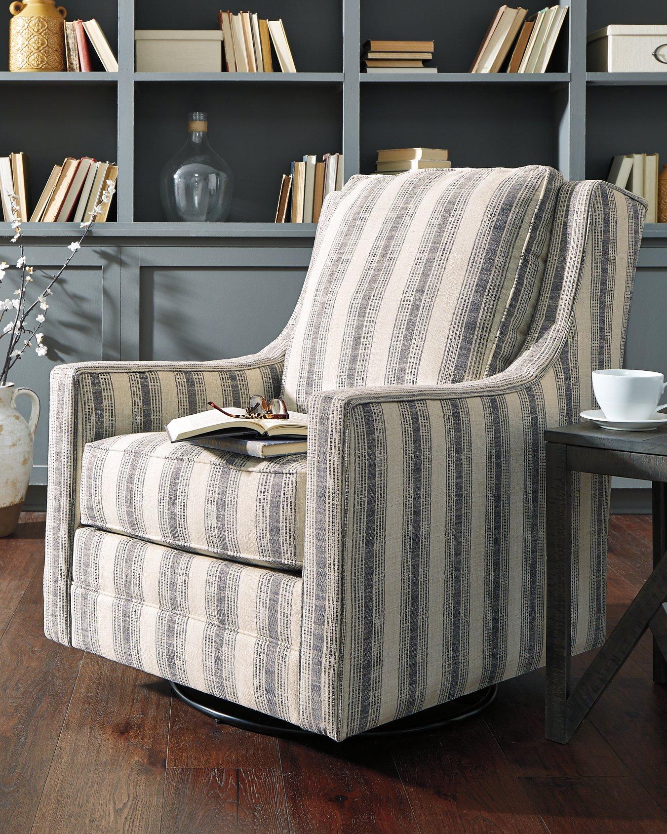 Kambria Swivel Glider Accent Chair - Joseph's Furniture (East Orange, NJ)