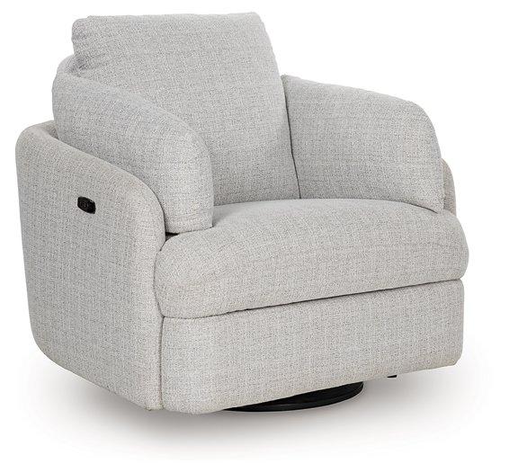 Alainmont Next-Gen Nuvella Swivel Power Recliner - Joseph's Furniture (East Orange, NJ)
