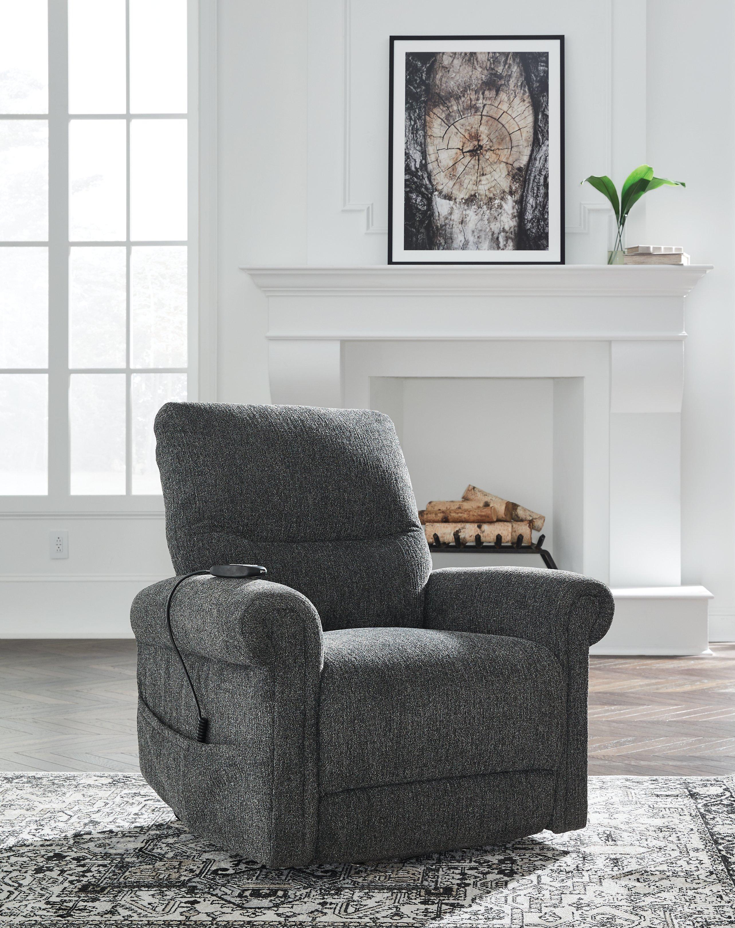 Aureta Power Lift Recliner - Joseph's Furniture (East Orange, NJ)