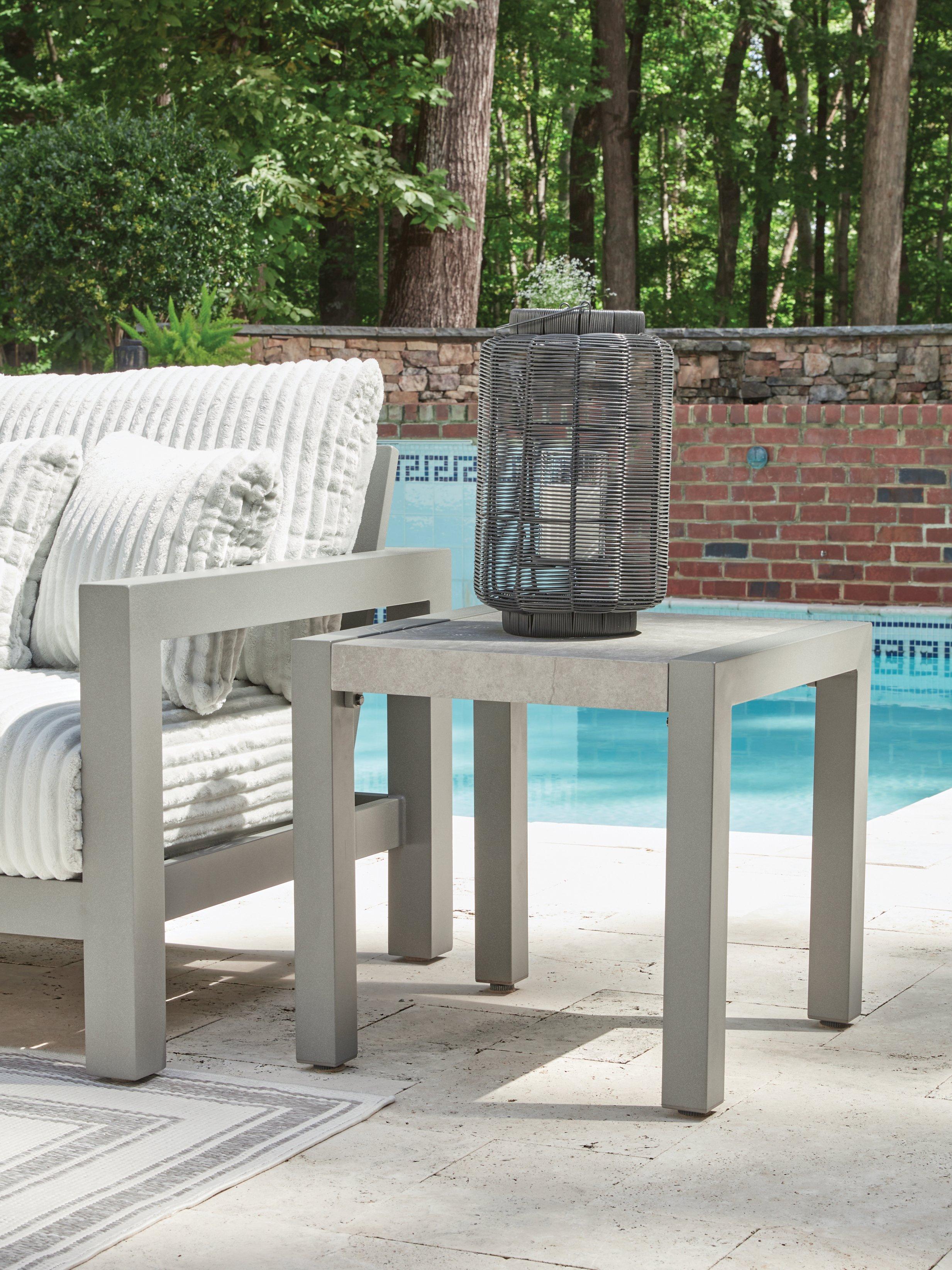 Hurley Park Outdoor End Table - Joseph's Furniture (East Orange, NJ)
