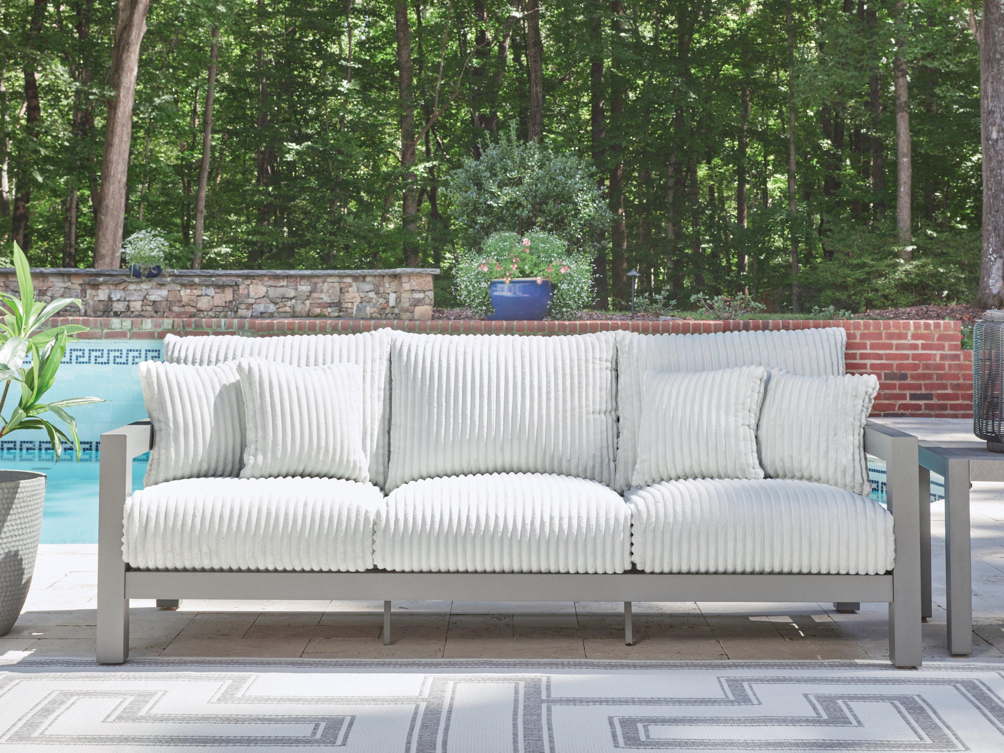 Hurley Park Outdoor Sofa with Cushion - Joseph's Furniture (East Orange, NJ)