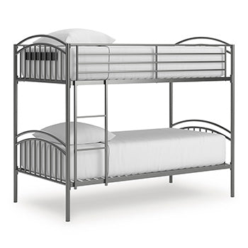 Lanceburg Bunk Bed with Ladder - Joseph's Furniture (East Orange, NJ)