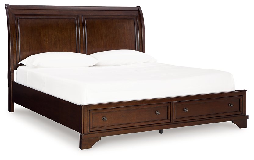 Trellington Sleigh Storage Bed - Joseph's Furniture (East Orange, NJ)