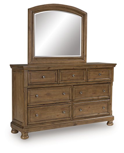 Feddinger Dresser and Mirror - Joseph's Furniture (East Orange, NJ)