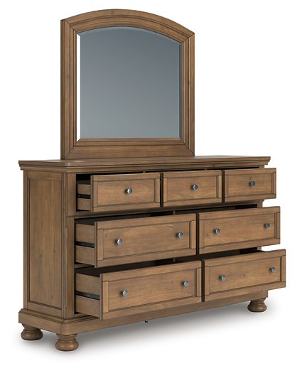 Feddinger Dresser and Mirror - Joseph's Furniture (East Orange, NJ)