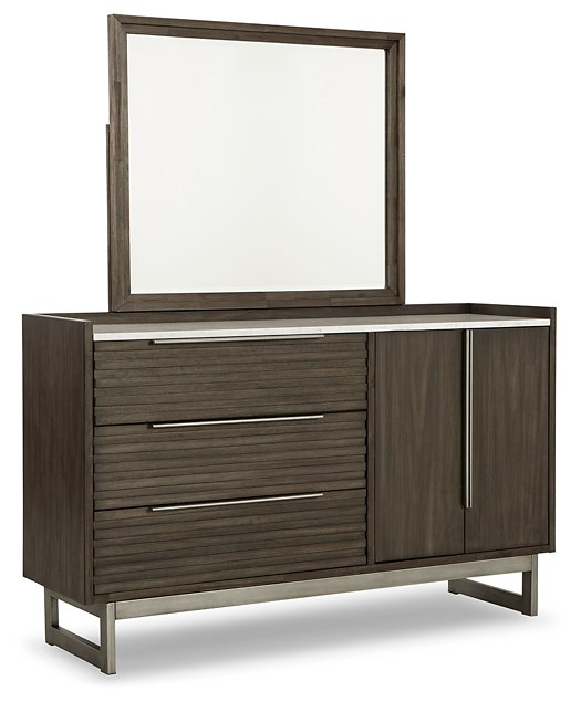 Arkenton Dresser and Mirror - Joseph's Furniture (East Orange, NJ)
