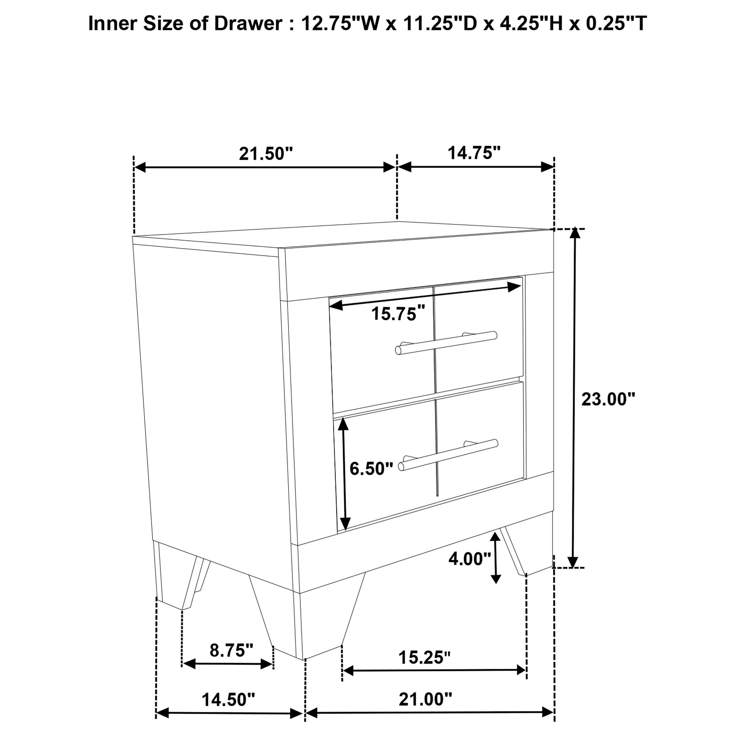 Trenton Nightstand - Joseph's Furniture (East Orange, NJ)