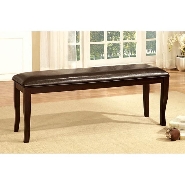 Woodside Dark Cherry/Espresso Bench - Joseph's Furniture (East Orange, NJ)